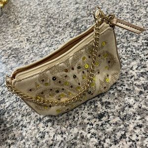 Mini Gold Handbag